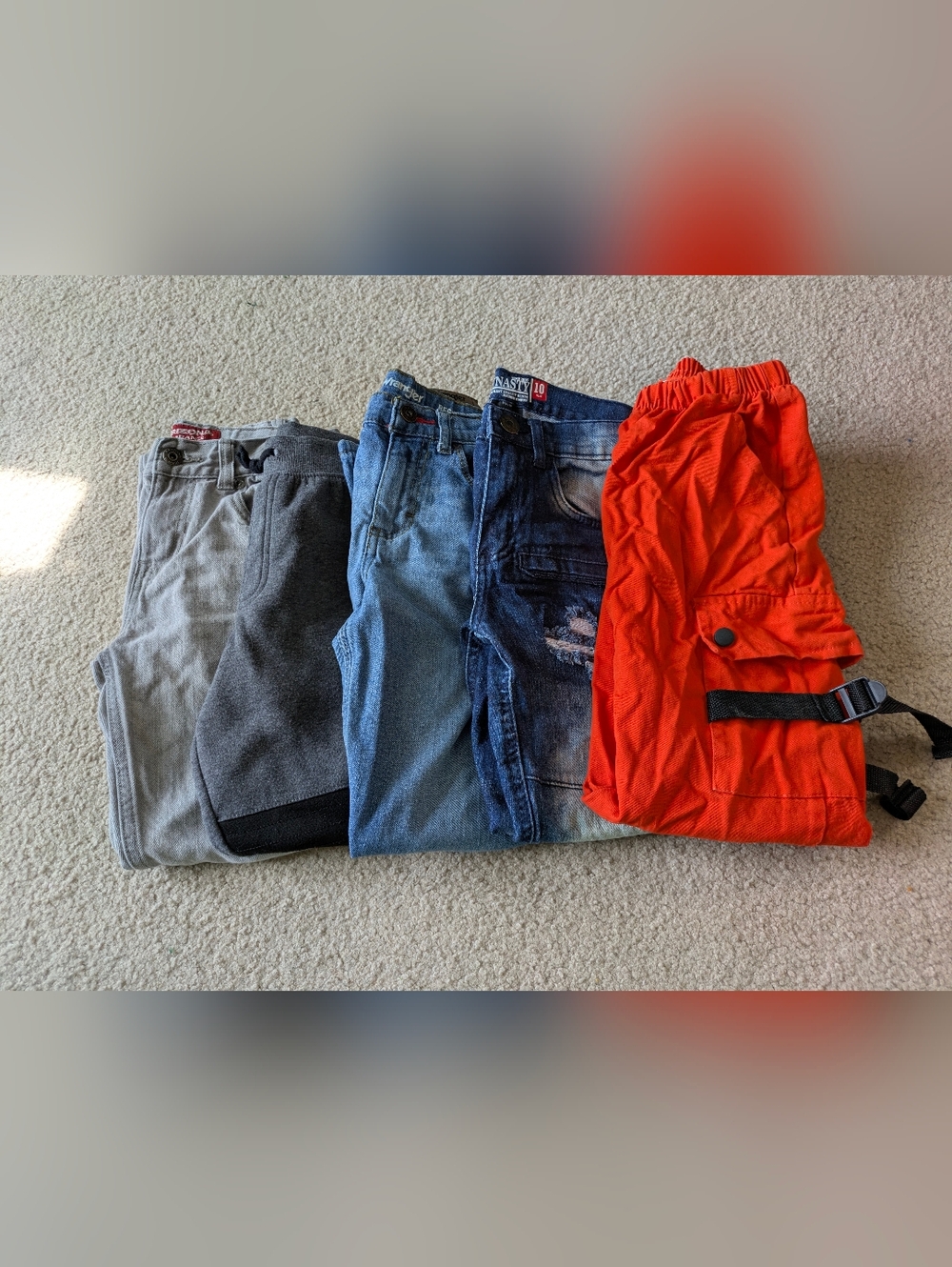 Lot Of 5 Pairs Of Boys Pants Nwt And Like New